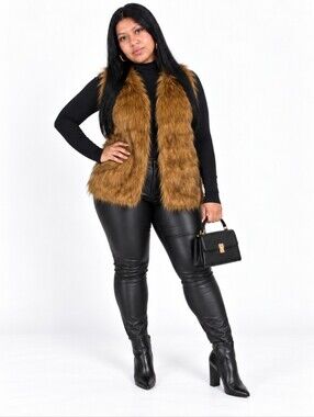 Chico's Warm Brown Knit Sweater